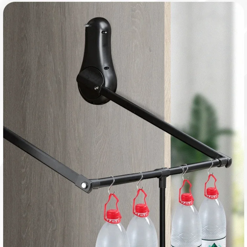 Cloakroom Lifts Clothes Rail Multi-function Clothes Hanger Pull-down Damping Hydraulic Pull Rod Hanger Hardware