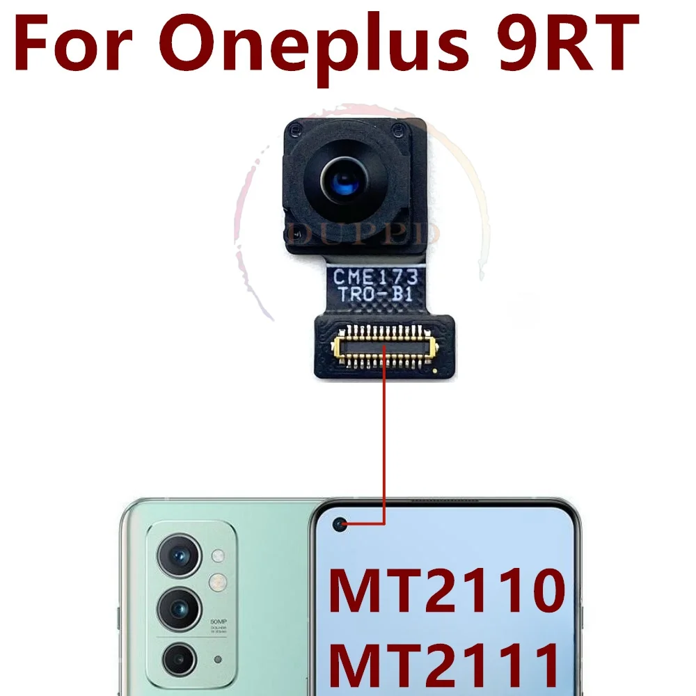 Rear Camera Module For Oneplus 9R 9RT 5G Original Backside Front Selfie View Facing Back Camera Flex Cable Spare Parts