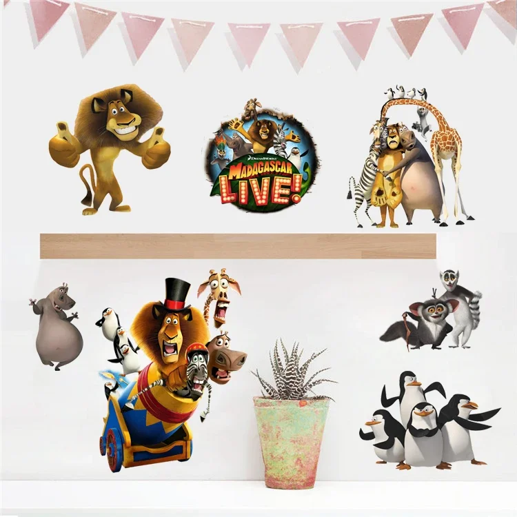 removable Early education Madagascar Wall Sticker Decal Decor Vinyl Art