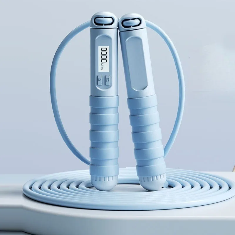 حبل القفز الإلكتروني للعد، ممارسة اللياقة البدنية لفقدان الوزن للبالغين للرجال والنساء، معدات رياضية #6