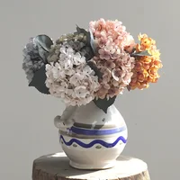 35CM Autumn Hydrangea Artificial Flower Wedding Home Decoration Flower Arrangement Photography Props 2