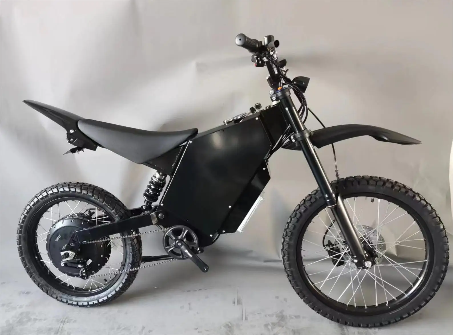 City Street Bike 72V  Stealth Bomber E-Bike 15000W Mountain Electric Bicycle With 180KM Range