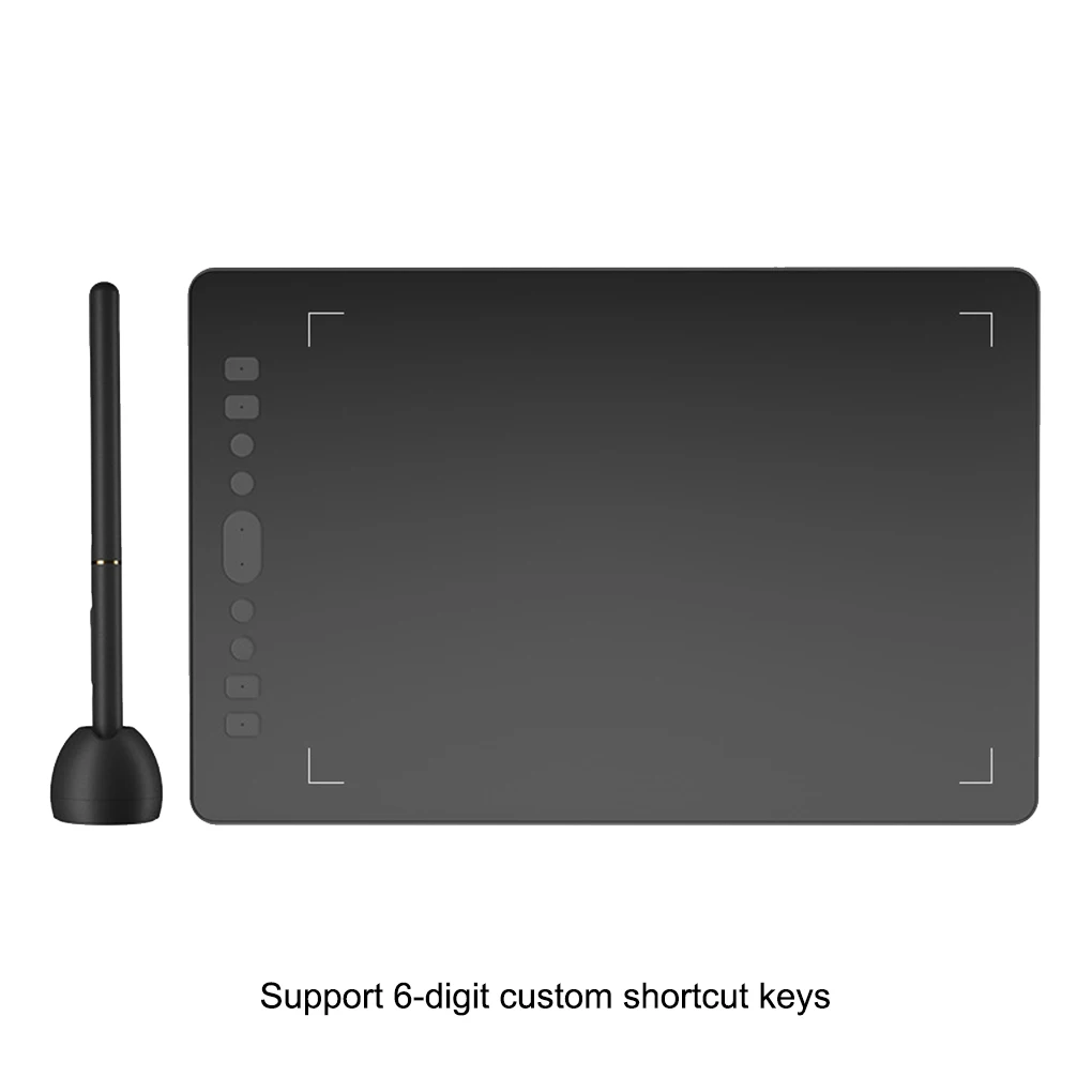 Graphics Tablet For Online Courses - Wide Apps Compatible 10mm Sensing Height Laptop Drawing Pen