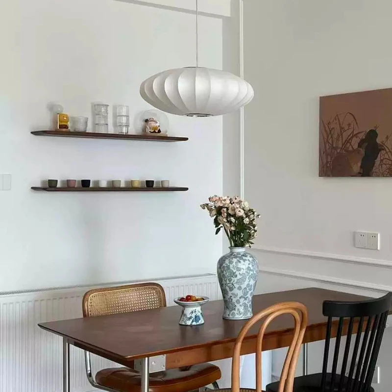 Designer Style Simple and Advanced Wabi Sabi Pumpkin Round Decorative Chandeliers for Tea Bedroom Dining Living Study Room