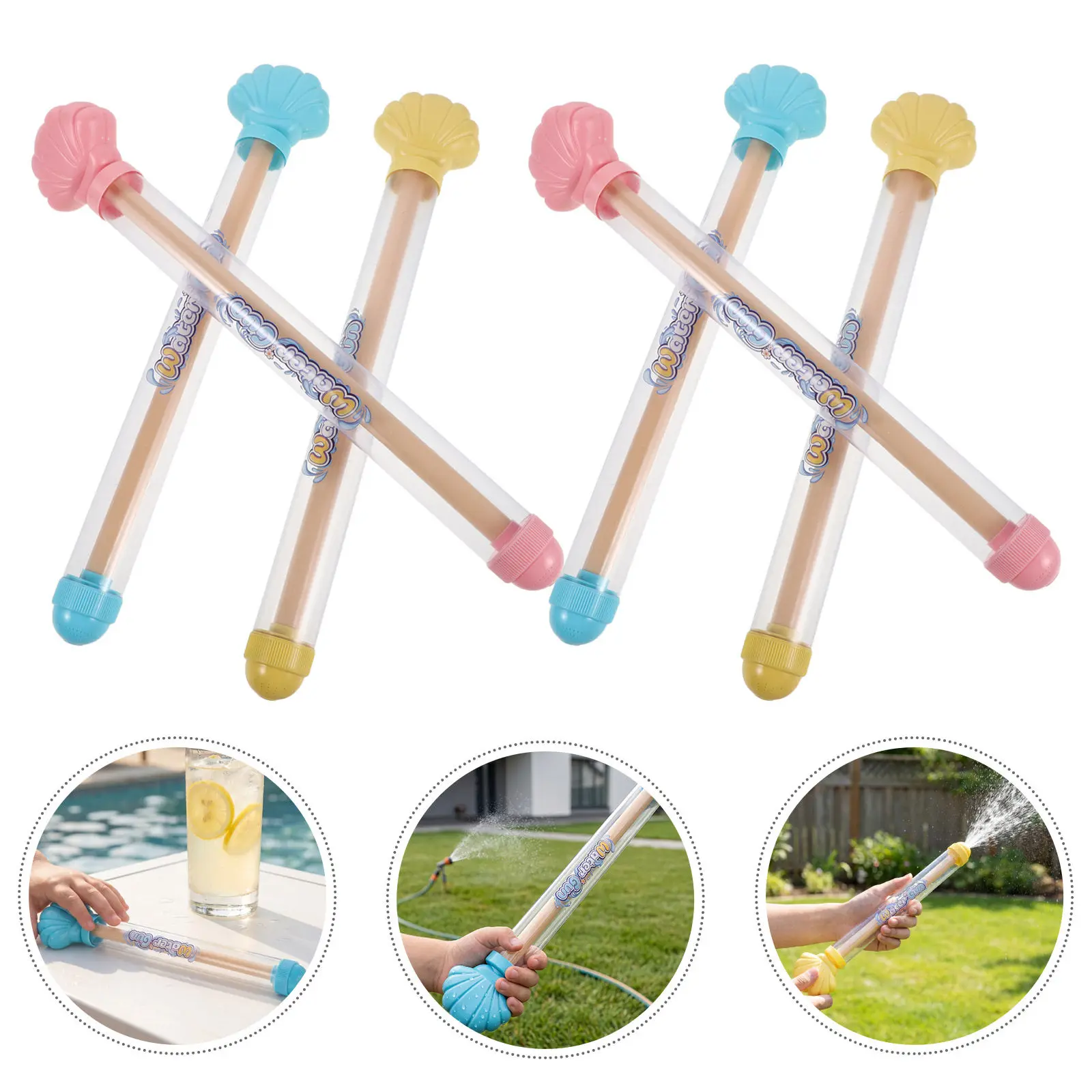 6pack-kids-water-colorful-shell-pullout-mini-water-multi-spray-for-pool-party-backyard-summer-play