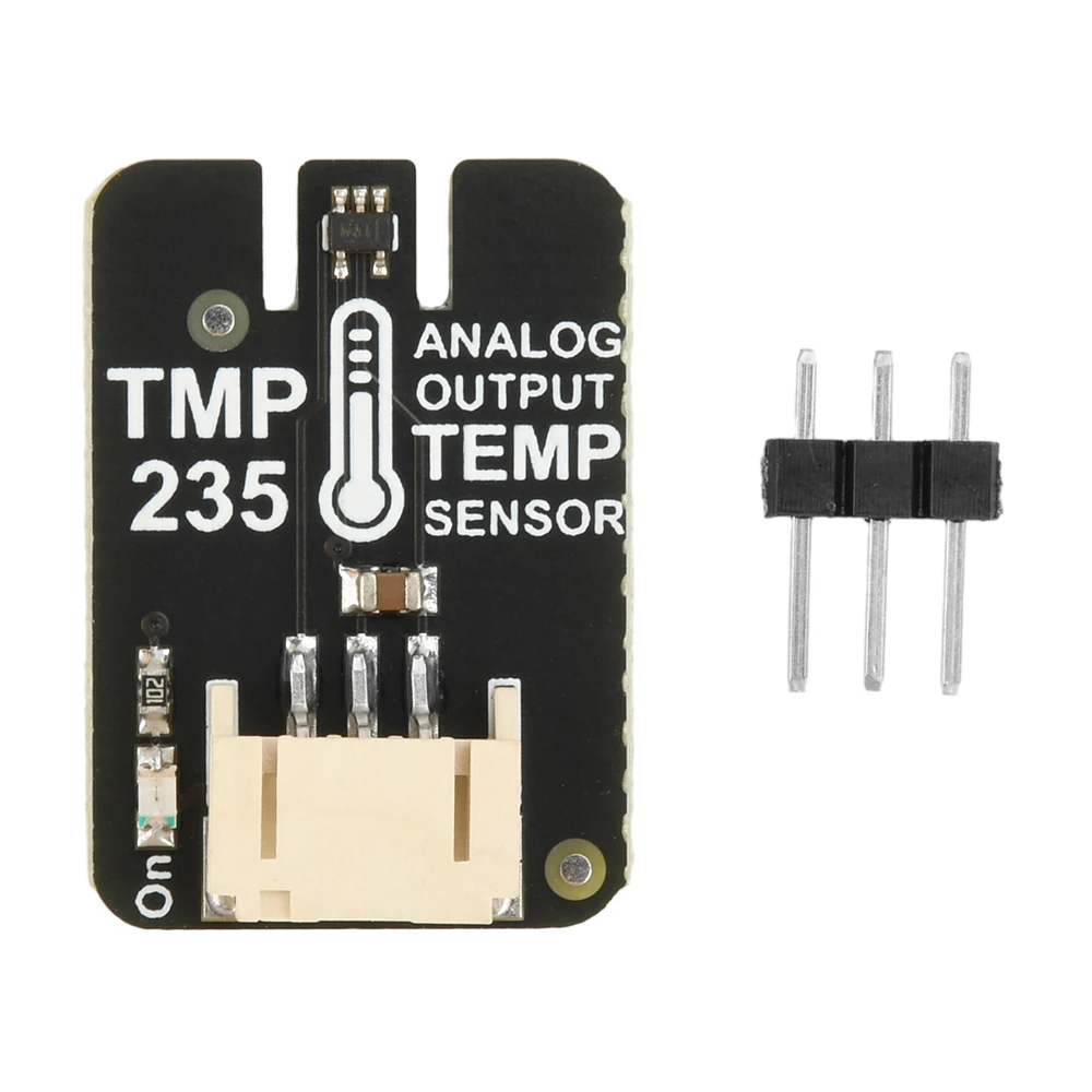 DC 3V-5V TMP235 Analog Temperature Sensor Module Supports 3-Pin JST STEMMA Connector With Pin Row Not Welded