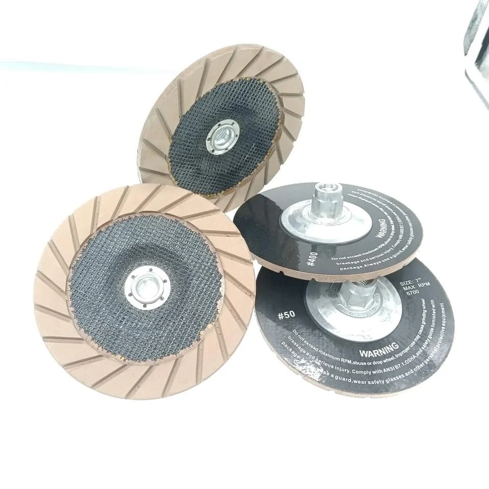 

5Inch 125mm Diamond Grinding Disc For Concrete Easy Edge Finishing Polishing Ceramic Cup Wheel Scratches Removal Tool 3pcs