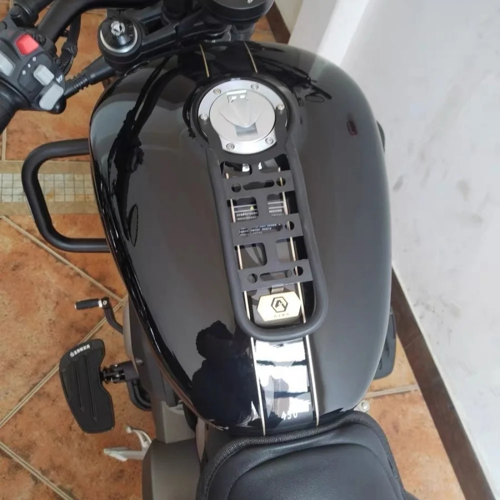 For Chinchilla 350/450/Rock300/Haojue TR300/QJMOTOR Flash 300/350 modification accessories fuel tank bag shelf