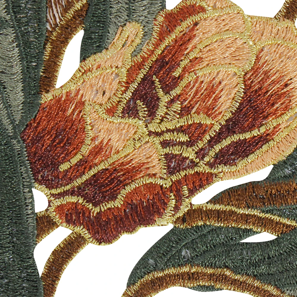 Bouquet of Flowers Sew-on Patches Embroidery Applique Sew on Applique Artistic Floral Patchwork