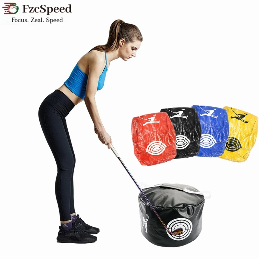 PVC Golf Strike Bag Training Aids Portable Swing Practice Batting Bags Indoor Outdoor Driving Range Golf Sport Exercise Supplies