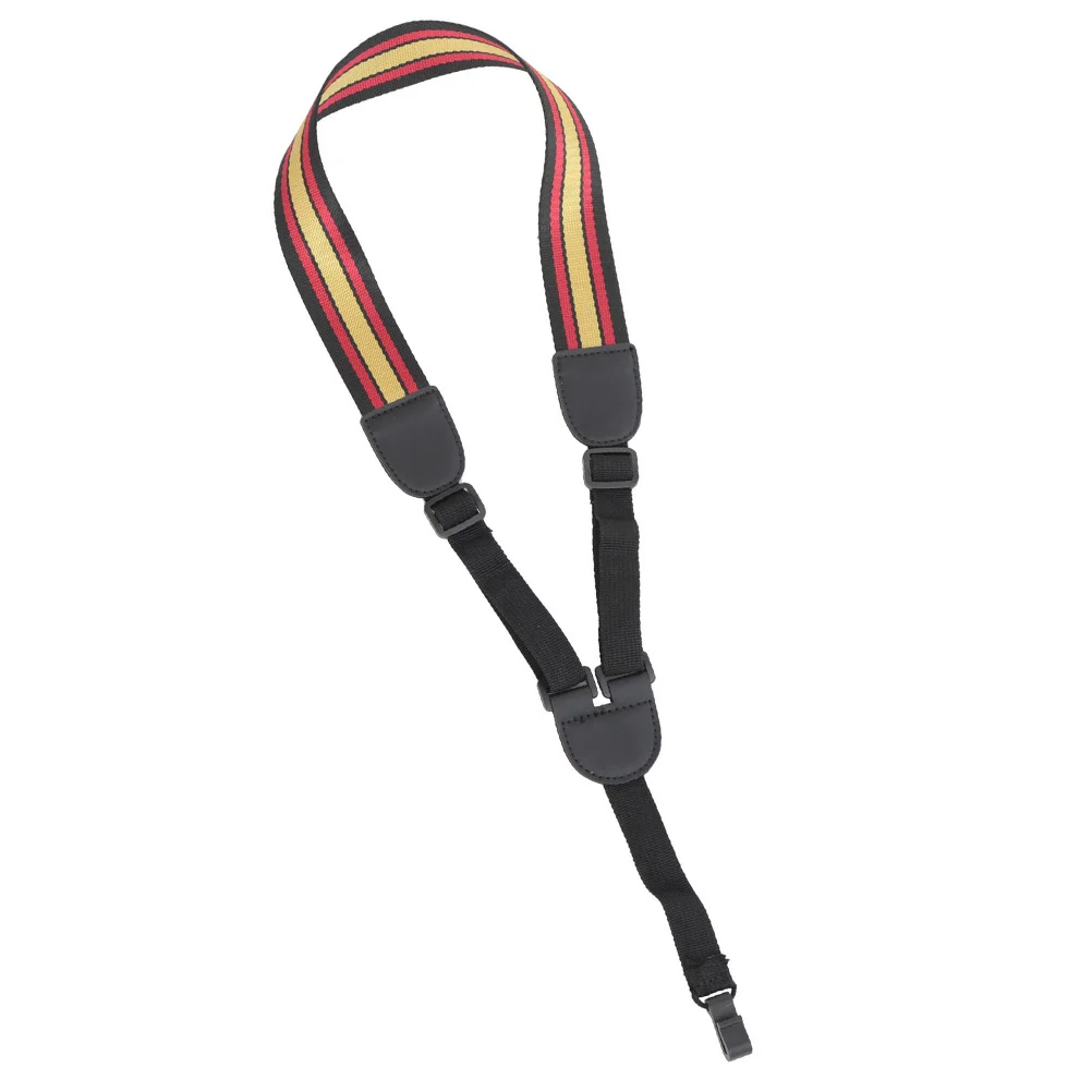 حزام القيثارة من النايلون بطول قابل للتعديل، تصميم مريح للعب لافتة للنظر، ملحق حزام القيثارة