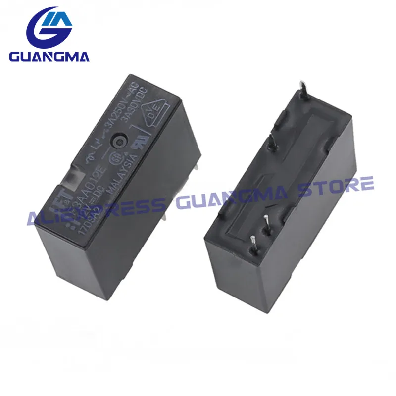 Imagem -05 - Relé de Potência F.t F3aa005e F3aa012e F3aa024e 4pin um Grupo de Dc24v Normalmente Aberto 12v 5vdc 100 Novo Original 50 Peças