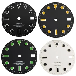 28.5mm Sterile Watch Dial With Date Window For NH35 NH36 Automatic Movement Part