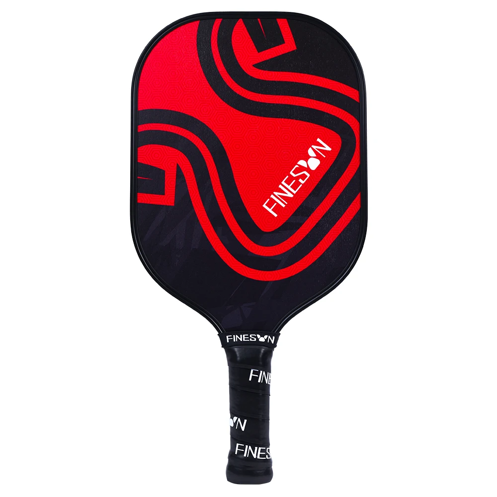 

Finesun Pickleball Set with 2 Premium Wood Paddles Cushion Comfort Grip 4 Pickleball Balls with Carry Bag Gifts for Men Women