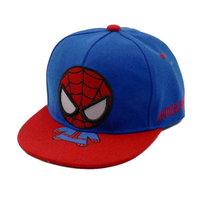 Disney Anime Cartoon Spiderman Kids Hats Toddler Baby Baseball Cap Autumn Spring Children\'s Snapback Hip Hop Caps For Boys Girls