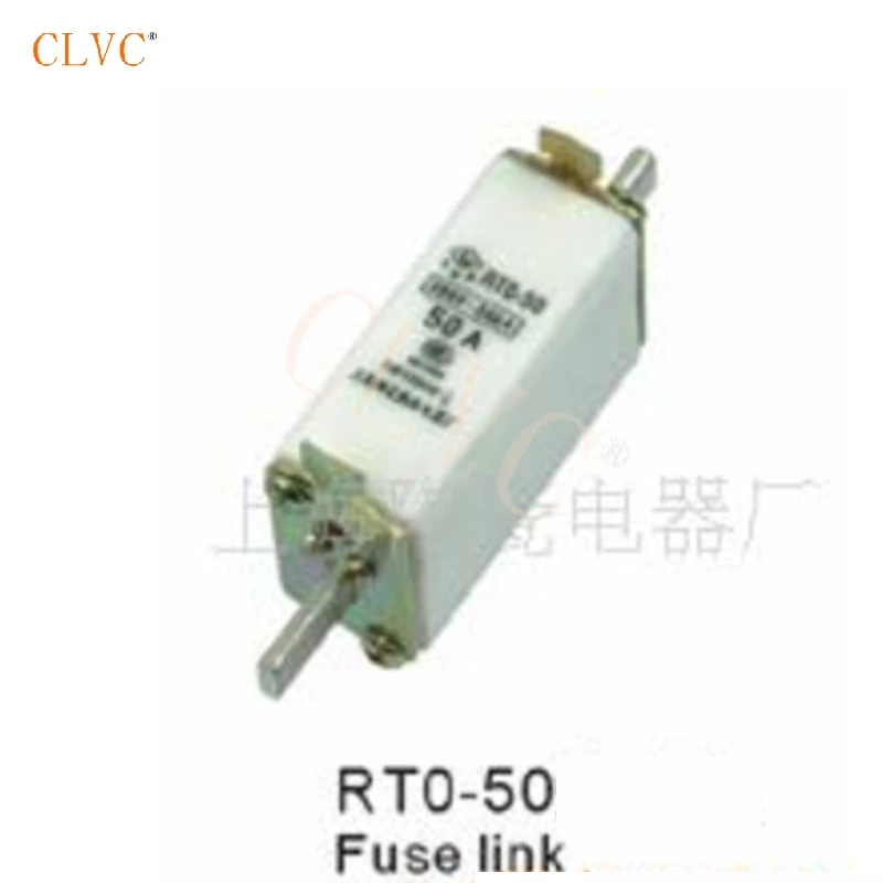 Fuses: Insert type fuse RTO RT0-50 series fuse core 10A 15A 20A 30A 40A 50A 380V-50KA (A)