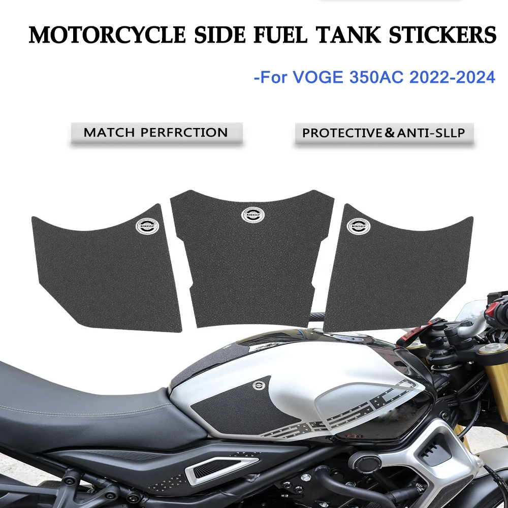 Motorcycle Anti-Scratch Side Fuel Tank Traction Pad Stickers Protector Knee Grip Pad Decals Adhesive For VOGE 350AC 350 AC 2022-