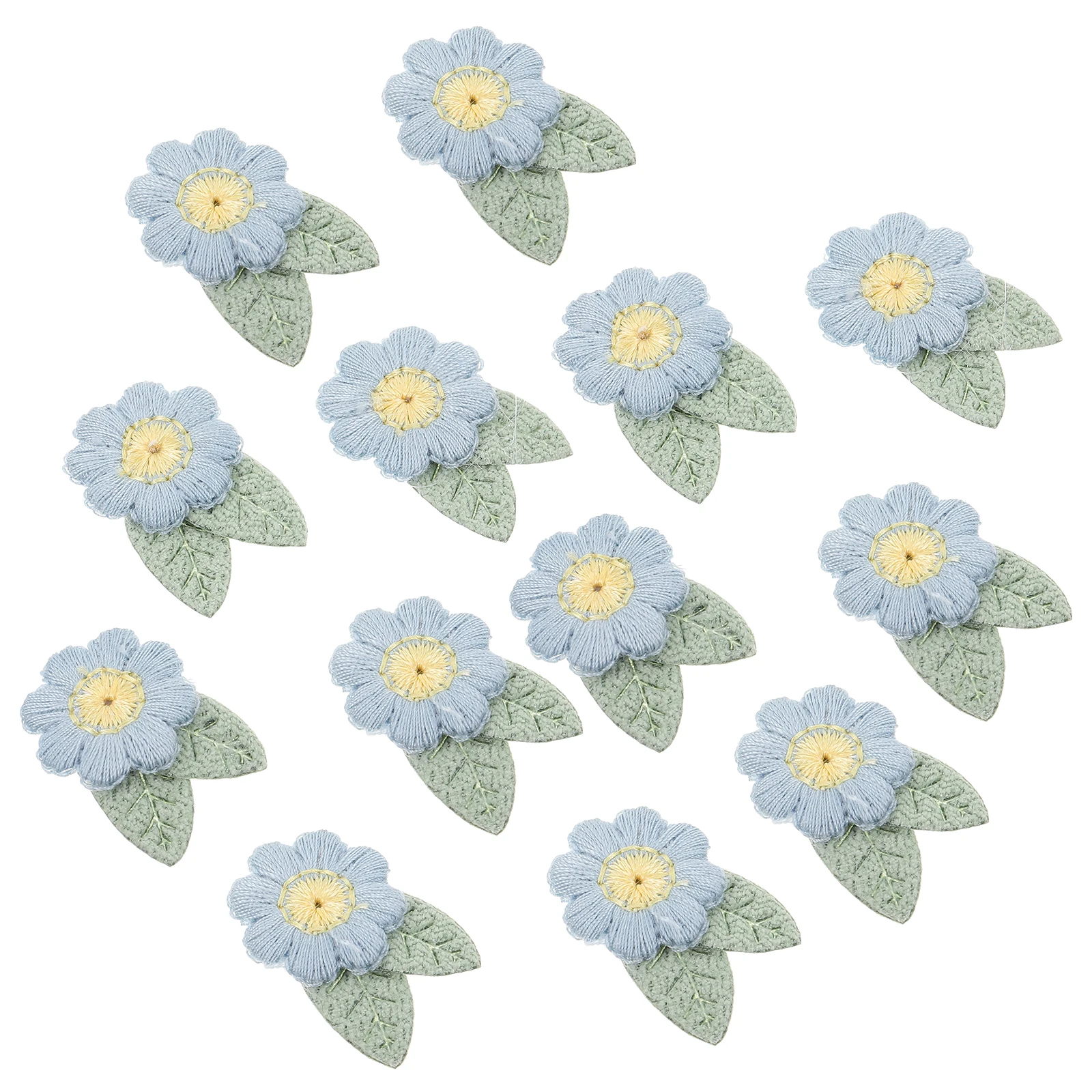 

Embroidered Flower Appliques Clothing Patches Iron On Fabric Crafts Personalize Bags Costumes Unique Way Express Individuality