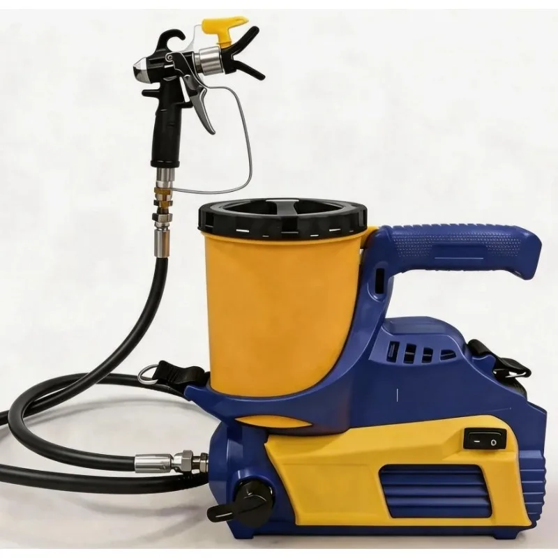 1600 High Pressure Airless Paint Sprayer Lithium Battery Portable Spray Gun Latex Paint Coating Construction Spraying Operation