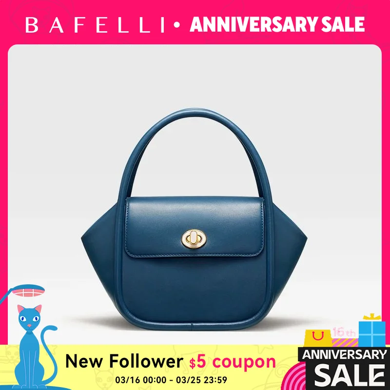 

BAFELLI NEW 2025 WOMEN'S HANDBAG WINTER WOOL FASHION BENTO EVENING LEATHER ORIGINAL STYLE LUXURY BRAND PURSE SHOULDER CASUAL
