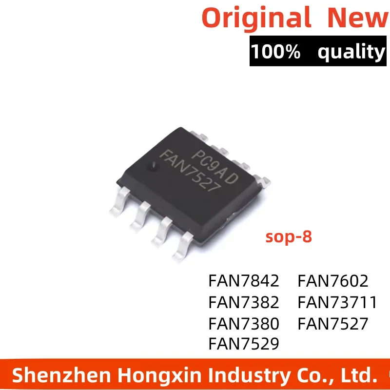 

(10piece)100% New FAN7527 FAN7529 FAN7380 FAN7382 FAN7602 FAN7842 FAN73711 MX sop-8 LCD power management chip