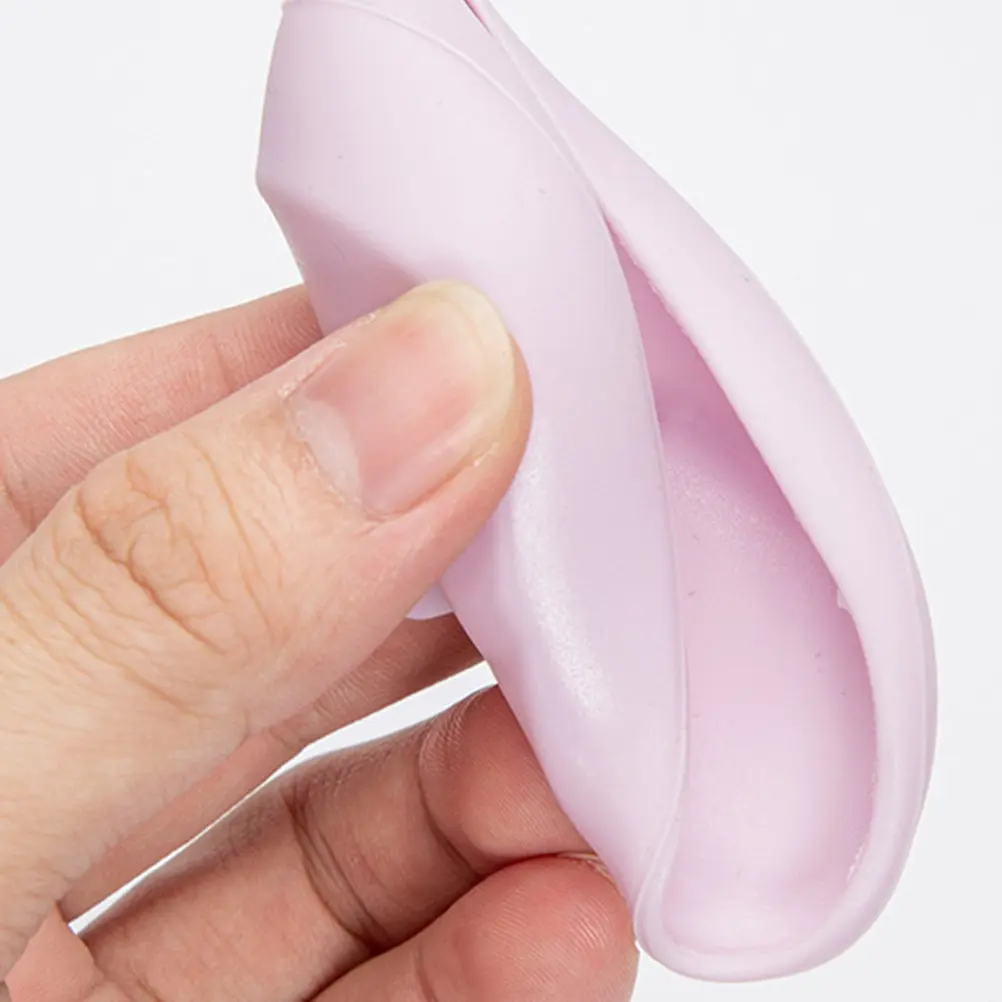 

3Pairs Hair Dye Ear Covers Silicone Reusable Ear Protectors Comfortable for Shower Hair Coloring Styling Salon Use