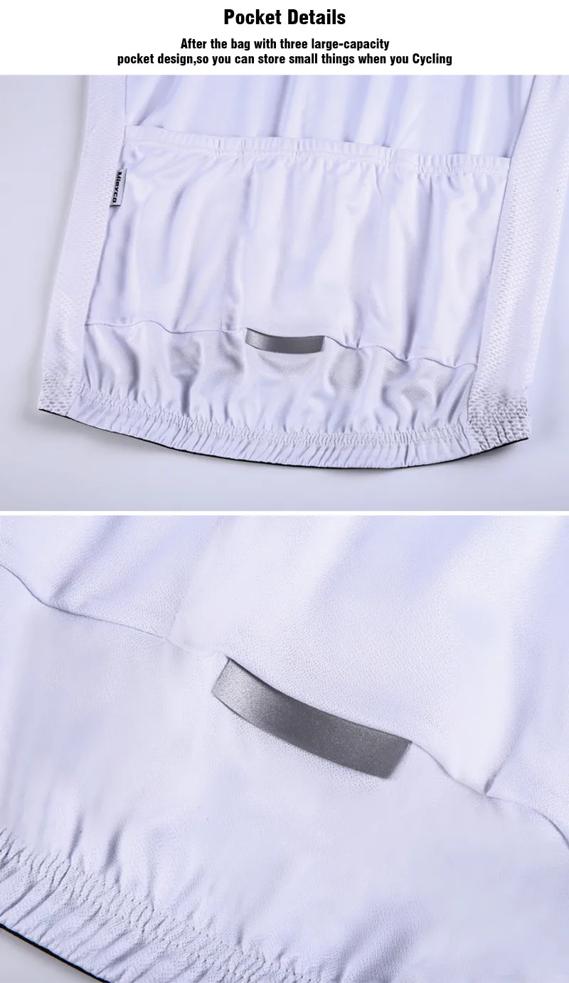 Herren-Radtrikot mit Langen Ärmeln UPF 50+ Anti-UV Slim Fit Atmungsaktives Radtrikot Schnelltrocknend MTB Rennrad-Shirt – Detail 9