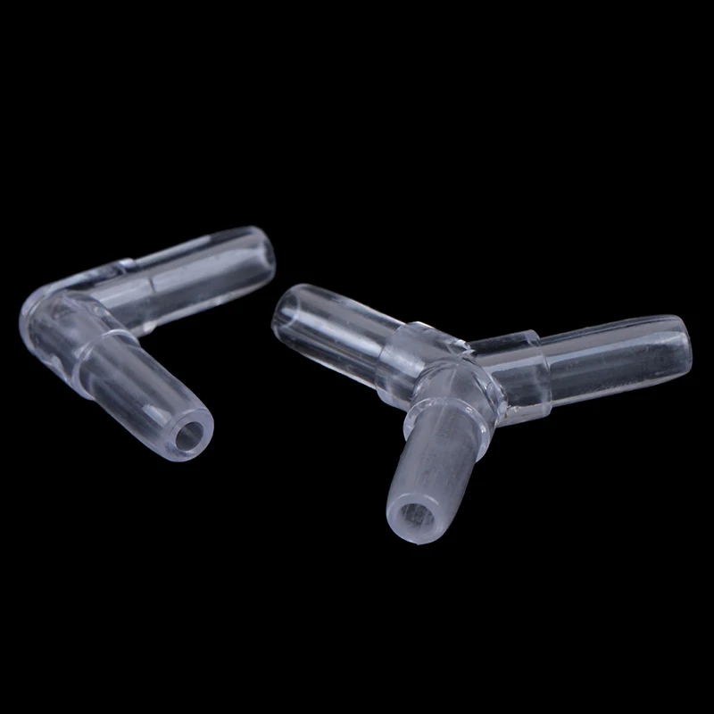 10Pcs 2Way/3Way Clear Aquarium Tube Connector Air Valves Fitting Fish Tank