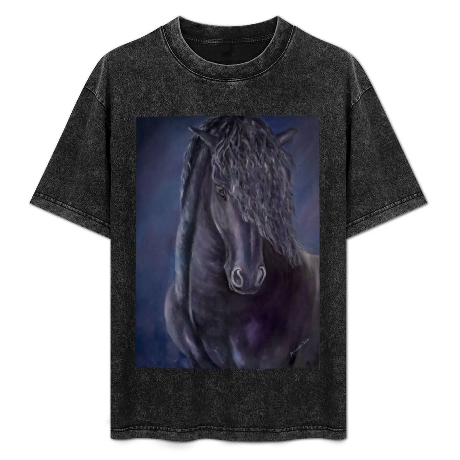 

Friesian Glamour T-Shirt Casual Minimalist Short Sleeve Top