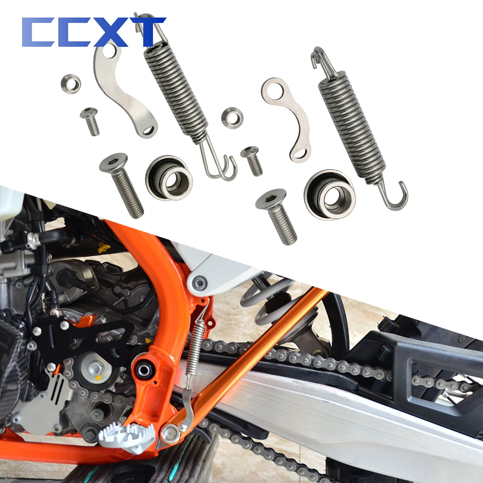 オートバイサイドスタンドキックスタンドスプリング Botls キット KTM XC XCF XCFW XCW SX SXF EXC EXCF EXCR XCRW シックスデイズ 125-530cc 2008-2022