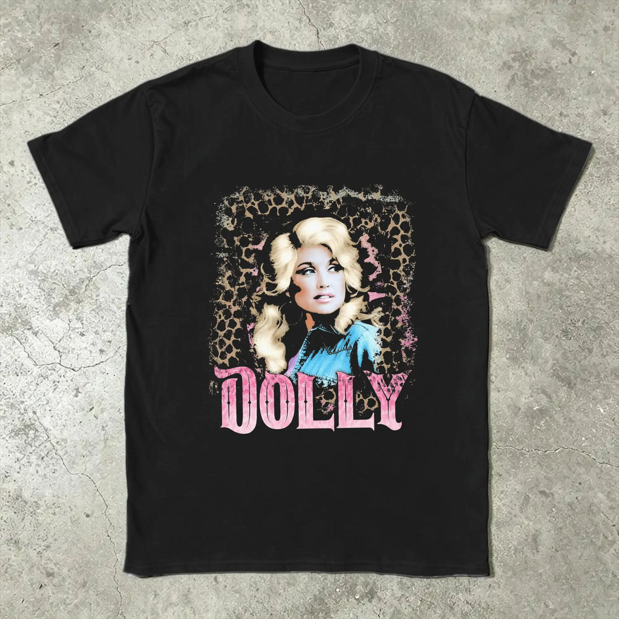 Dolly Parton Cotton T Shirt For Adult Summer  Streetwear T Shirts Crew Neck Hippie Tee Shirt Oversize Design Tops