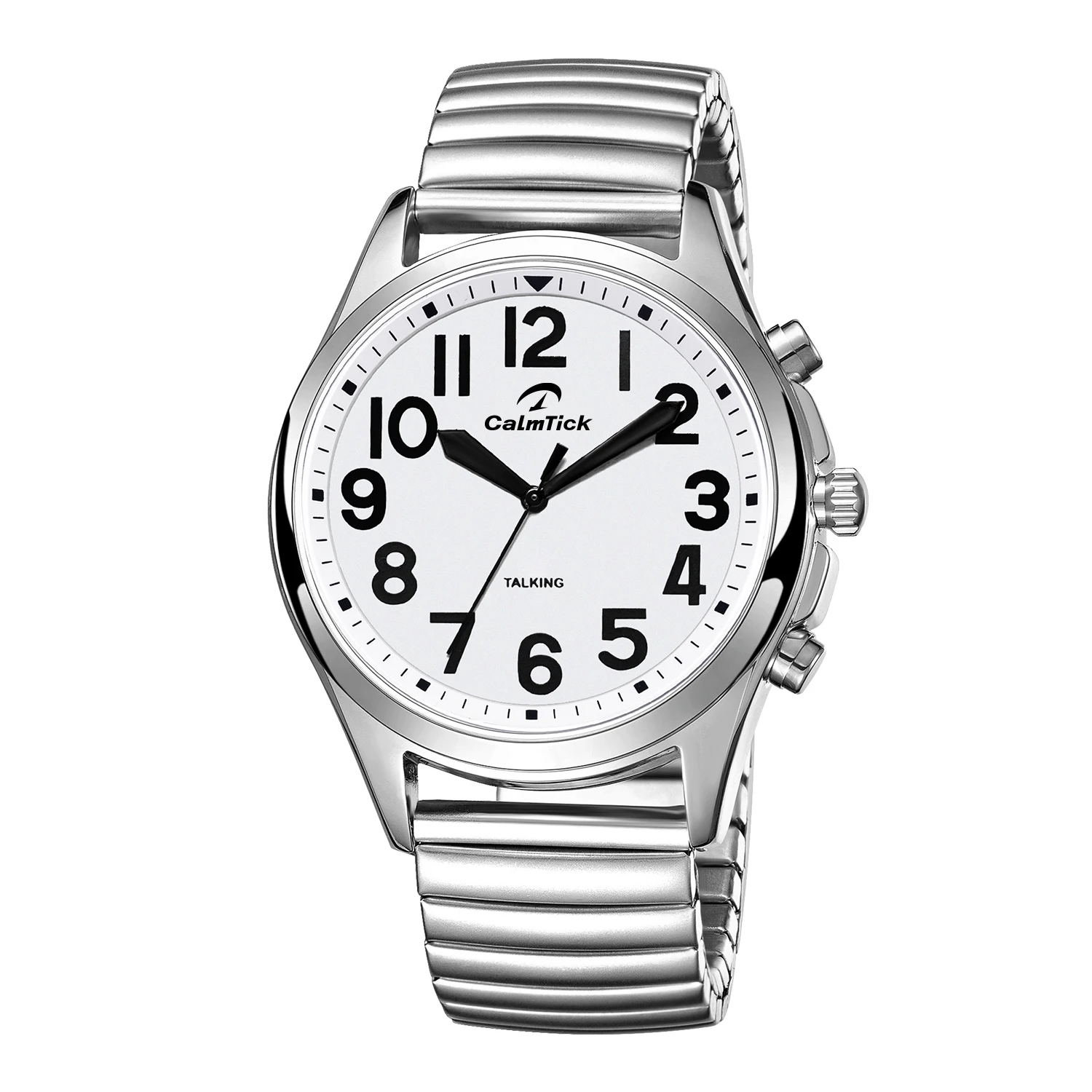 Hearkent Talking Watch Blind Women With Large Numbers and Expandable Strap Self-Setting for Visually Impaired Quartz Wristwatch