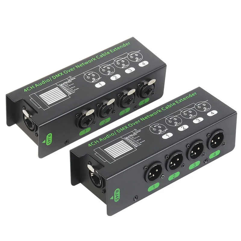 Rj45 Naar Xlr Audiokabel Dmx Splitter Voor Slangenkabel Netwerkuitbreiding Van Podium-Of Studio-Opname