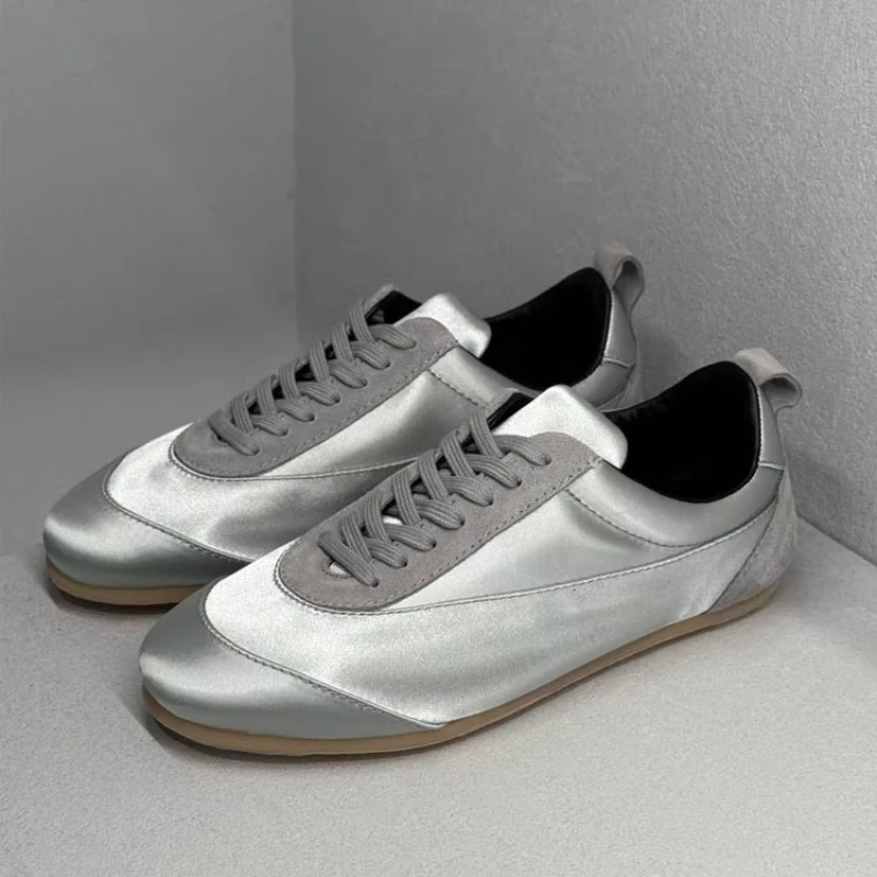 new-women's-german-training-sneakers-daily-thin-sole-comfortable-women's-shoes-2026-exquisite-ballet-style-satin-flat-shoes
