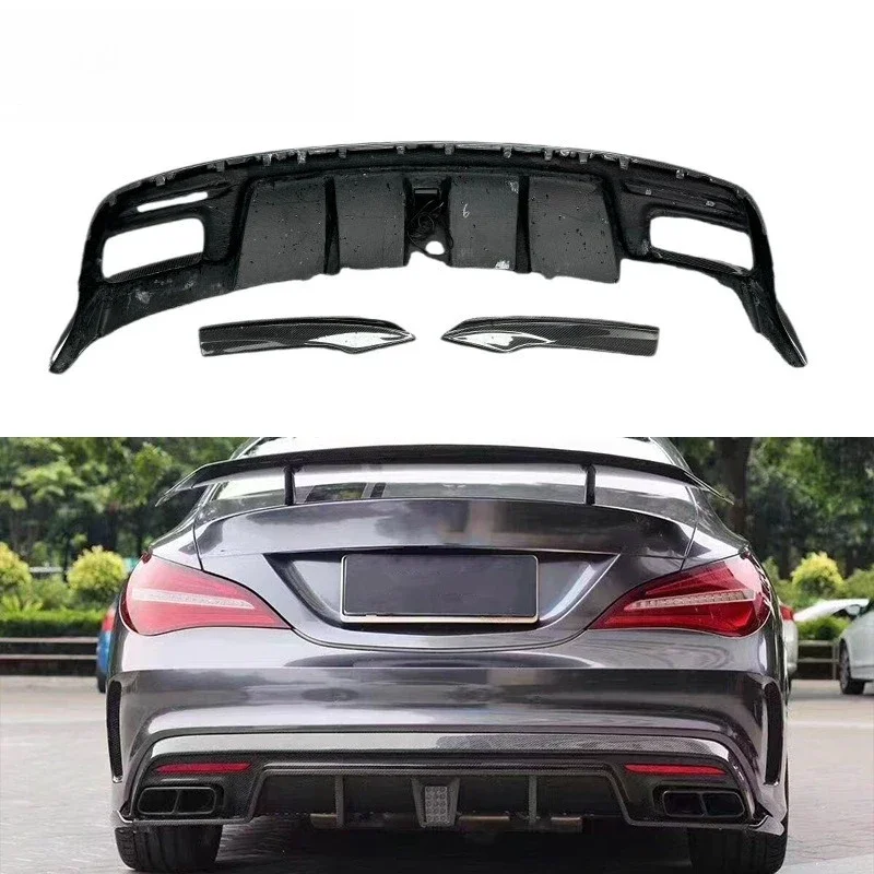 Car tuning accessories with lights rear lip rear bumper rear shovel