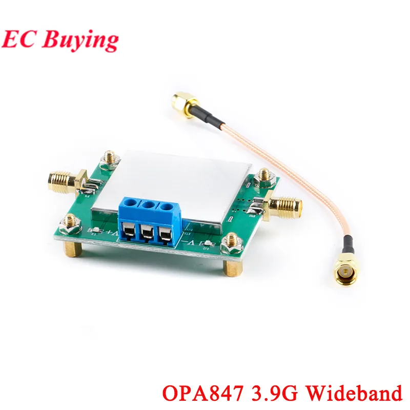 OPA847 High Speed Low Noise Op Amp Voltage Amplifier In-phase 3.9G Wideband Pulse Amplification Function Demo Board Module