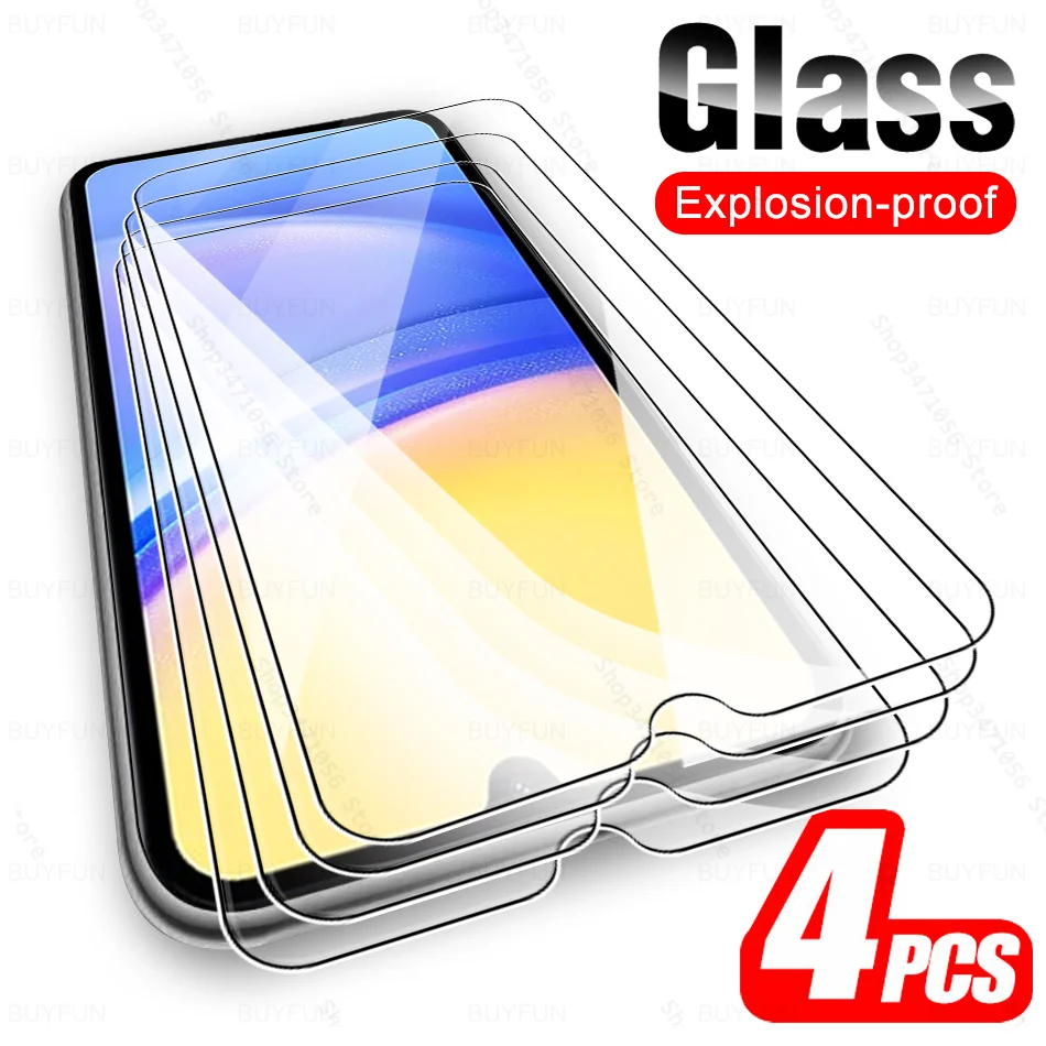 زجاج واقٍ مقسى لسامسونج ، واقي الشاشة ، فيلم 9H ، Galaxy A15 ، A55 ، A35 ، A25 ، A05 ، A05s ، A15 ، 5G ، 4