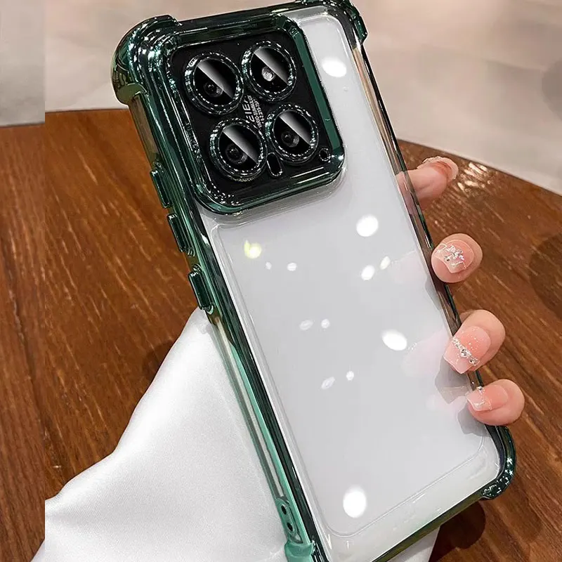 Redmi Note 13 Pro 5G Clear Case Shockproof Phone Cases For Xiaomi 14 13 Redmi Note 13 Pro Note13 4G 10 10c 13c 14c Armor Cover