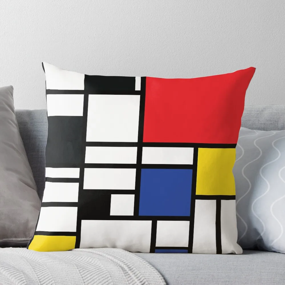 

De Stijl #1 Throw Pillow Decorative Pillow Covers For Sofa Decorative Sofa Cushion