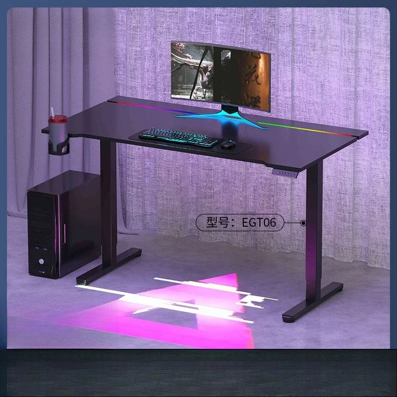 게이밍 리프팅 테이블 스탠딩 전동 컴퓨터 책상 전동식