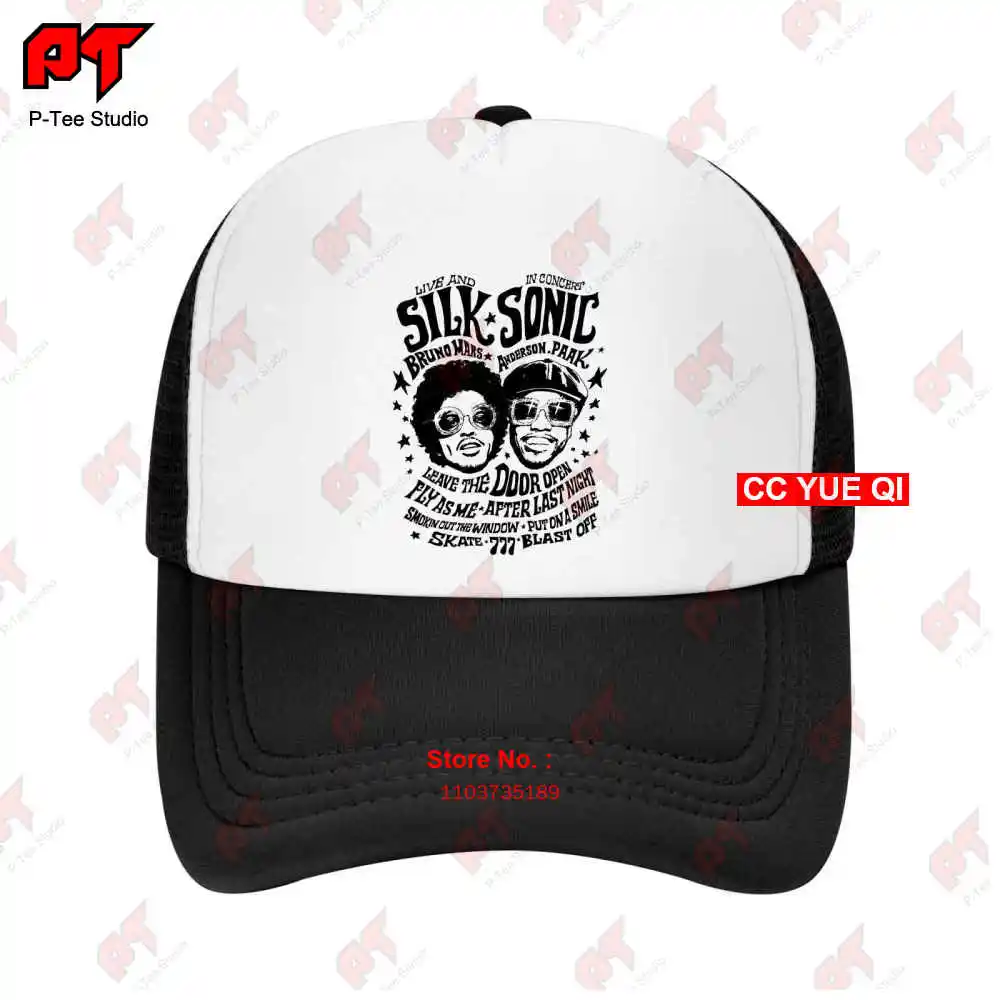 Silk Sonic Bruno Mars Baseball Caps Truck Cap 99DB