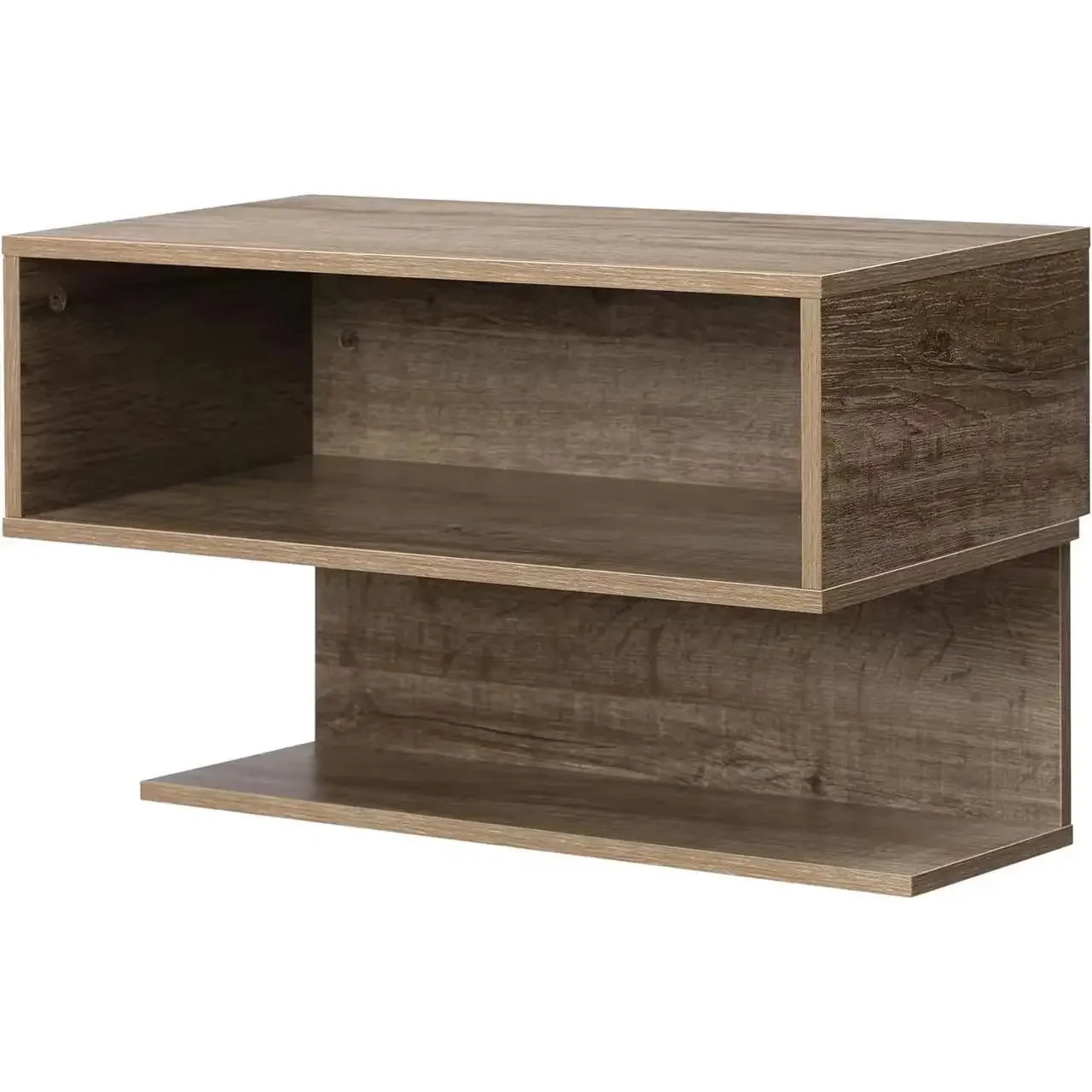 Modern Floating Bedside Table With One Drawer And One Storage Layer, Multiple Colors Customizable To Fit The Bedroom