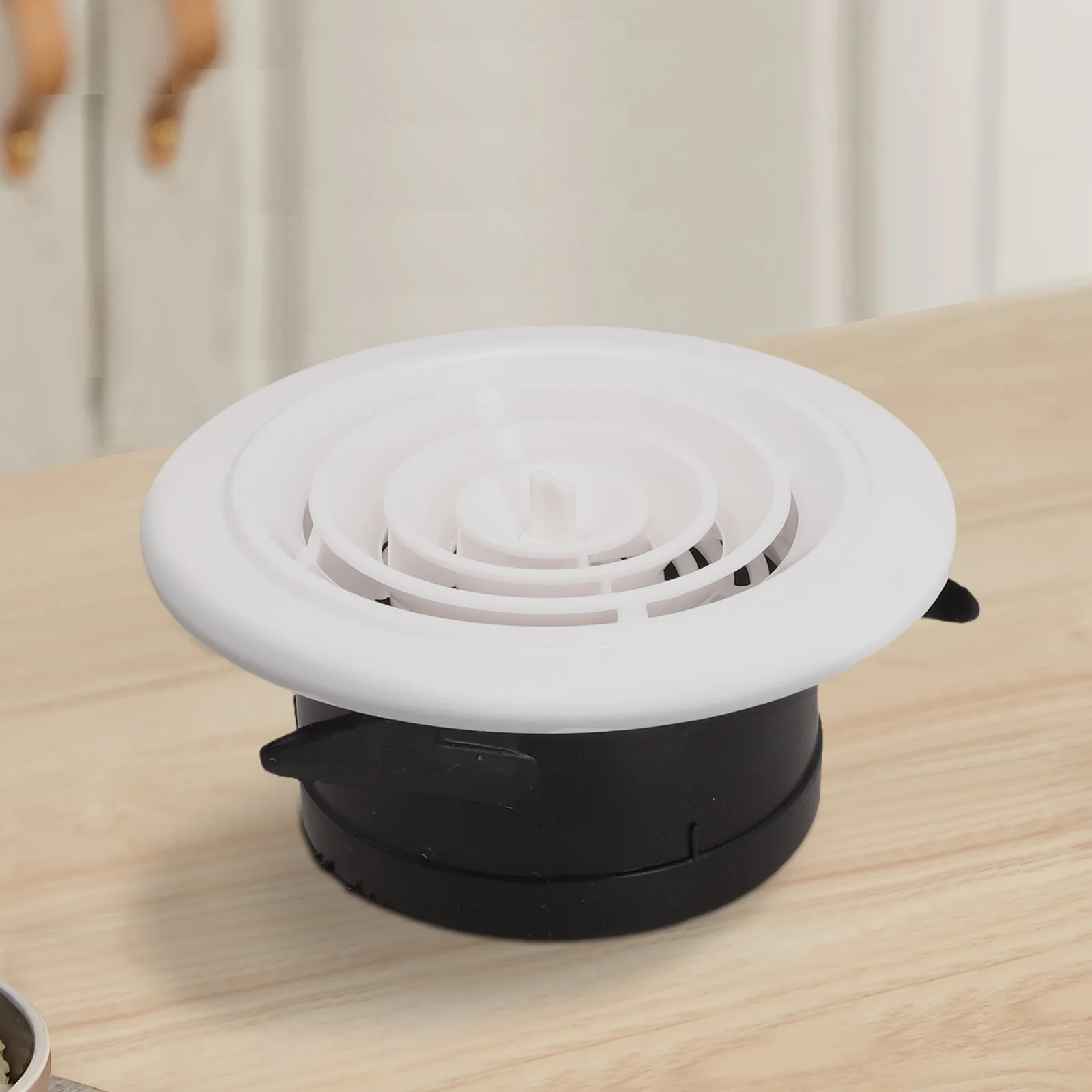 1pc 75-200mm Wand Innen Vent ABS Lüftungsgitter Vent Abdeckung Einstellbare ABS Luft Belüftung Abdeckung Runde Lüftungsschlitze