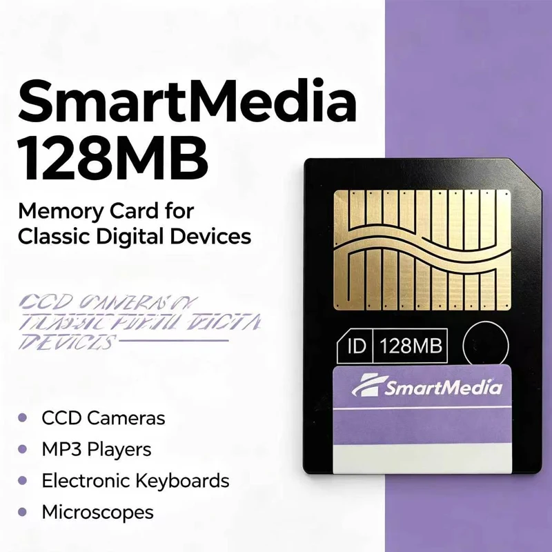 Bonroy SM Memory Card Fuji Olympus Old Camera SmartMedia Card SM Card 16MB 32MB 64MB 128MB  Insert MP3 players, electronic keybo