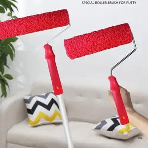composto rolo textura padrão rolo escova parede massa rolo casa ferramenta decoração fácil usar 6 principais vendas rolo para textura parede - №3