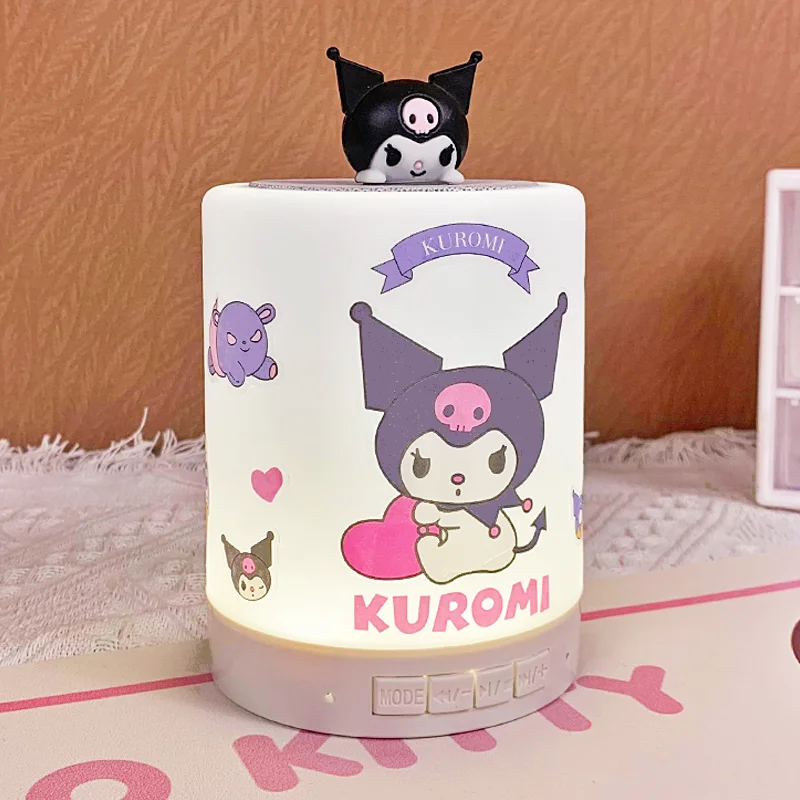 سانريو ضوء الليل مرحبا كيتي كورومي أضواء الغلاف الجوي لطيف أنيمي الكرتون متعددة الوظائف قابلة للشحن الأطفال هدايا العيد