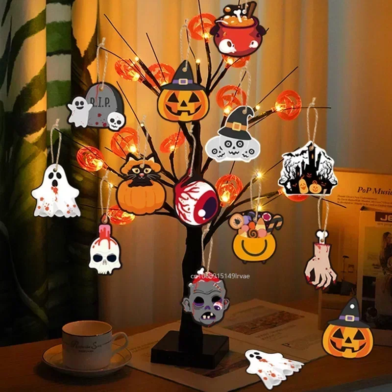 Halloween Party Pumpkin Blood Hand Hanging Pendants Horror Ghost Festival Party DIY Happy Halloween Party Decor Supplies Pendant