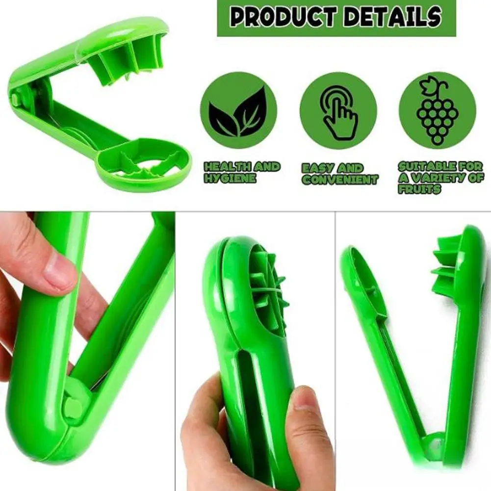 1Pc Green Multifunctional Vegetable and Fruit Slicer, Portable Grape Slicer, Tomato Cherry Strawberry Slicer, kitchen tool