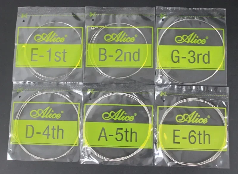 10 Pack Alice A506 Electric Guitar Strings Coated Steel Core Nickel Alloy Wound A506XL A506SL A506L Optional