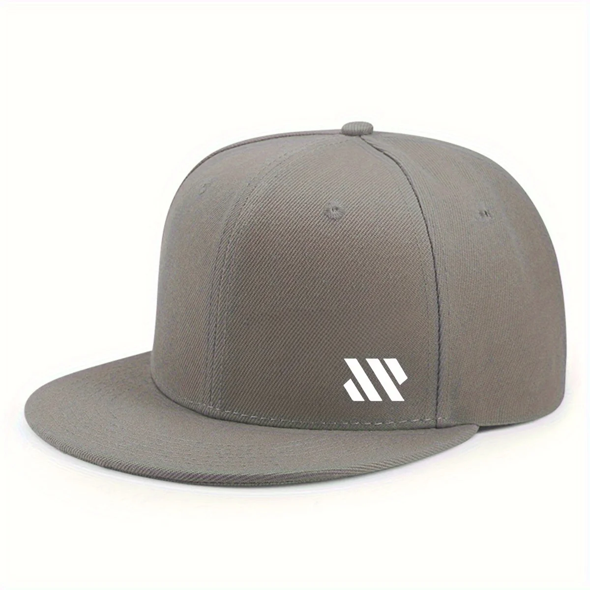 Baseballmütze mit weißem Logo, Unisex, verstellbar, atmungsaktiv, flache Krempe, leichte Outdoor-Reisemütze, Kopfbedeckung – Detail 5